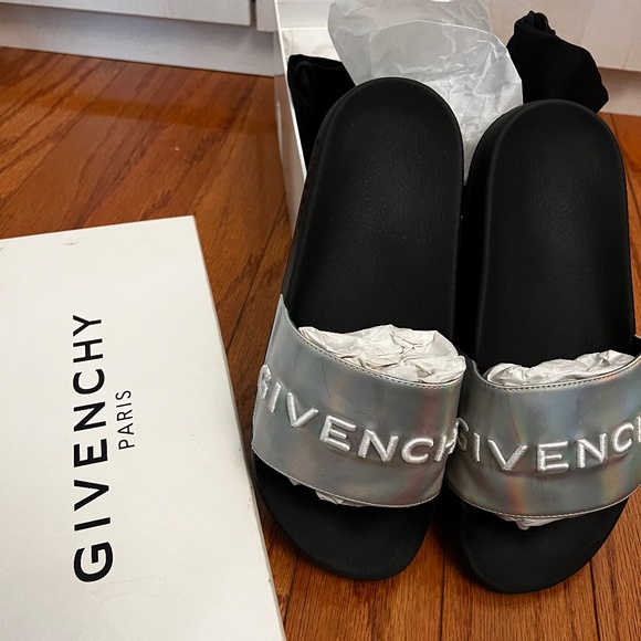 Givenchy Metallic Slides - Picture 2 of 7